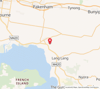 Map of Monomeith, VictoriaVictoria