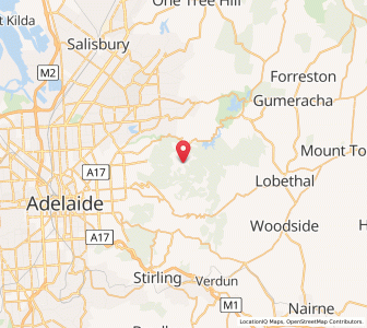 Map of Montacute, South Australia