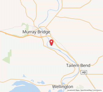 Map of Monteith Flat, South Australia