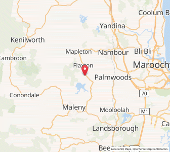Map of Montville, Queensland