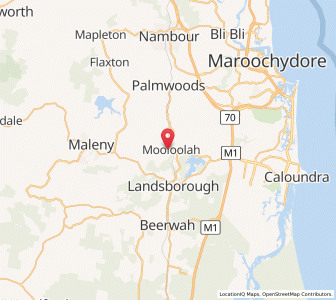 Map of Mooloolah, Queensland