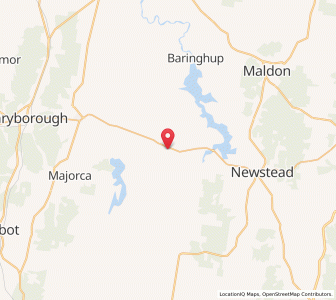 Map of Moolort, VictoriaVictoria