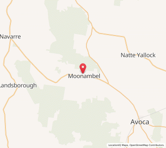 Map of Moonambel, VictoriaVictoria