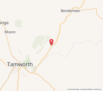 Map of Moonbi, New South Wales