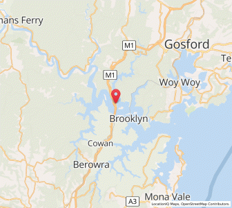 Map of Mooney Mooney, New South Wales