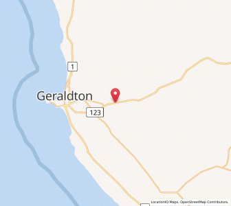 Map of Moonyoonooka, Western Australia