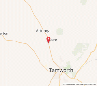 Map of Moore, New South Wales