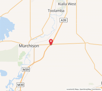 Map of Moorilim, VictoriaVictoria