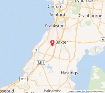 Map of Moorooduc, VictoriaVictoria