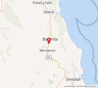 Map of Mopo, Queensland