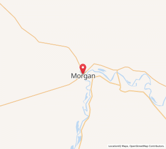 Map of Morgan, South Australia