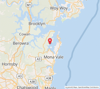 Map of Morning Bay, New South Wales