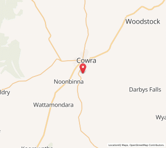 Map of Morongla Creek, New South Wales