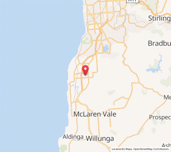 Map of Morphett Vale, South Australia
