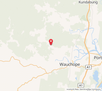 Map of Mortons Creek, New South Wales