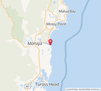 Map of Moruya Heads, New South Wales
