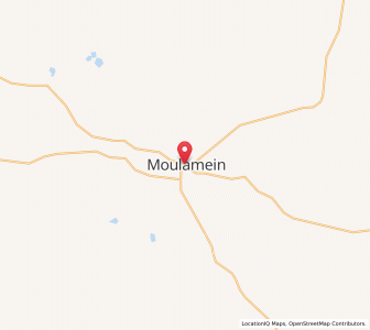 Map of Moulamein, New South Wales