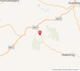 Map of Mount Adrah, New South Wales