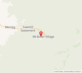 Map of Mount Buller, VictoriaVictoria