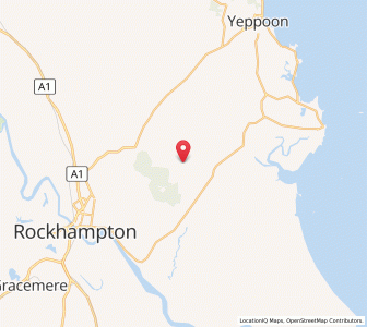 Map of Mount Chalmers, Queensland