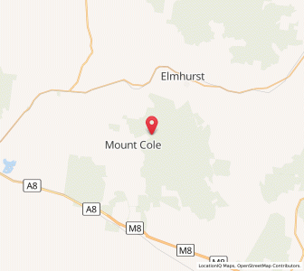Map of Mount Cole, VictoriaVictoria