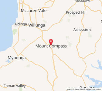 Map of Mount Compass, South Australia