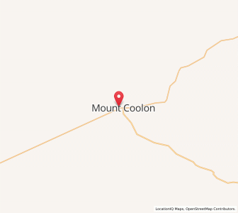 Map of Mount Coolon, Queensland