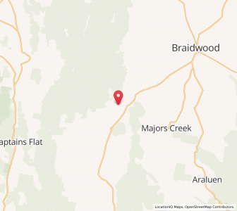 Map of Mount Elrington, New South Wales