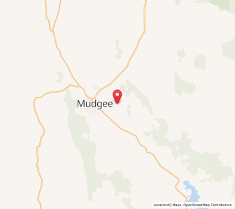 Map of Mount Frome, New South Wales