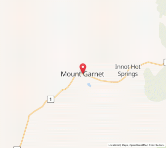 Map of Mount Garnet, Queensland