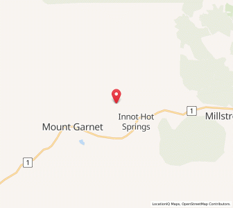 Map of Mount Gibson, Queensland