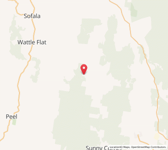 Map of Mount Horrible, New South Wales