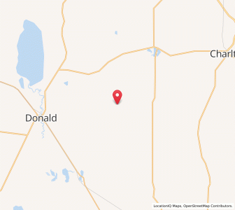 Map of Mount Jeffcott, VictoriaVictoria