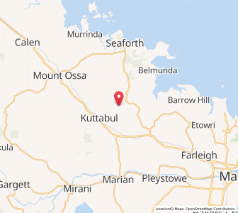 Map of Mount Jukes, Queensland