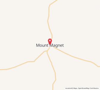 Map of Mount Magnet, Western Australia