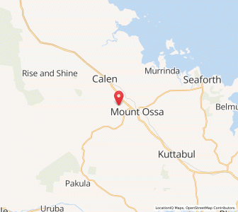 Map of Mount Pelion, Queensland