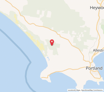 Map of Mount Richmond, VictoriaVictoria