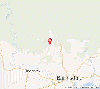 Map of Mount Taylor, VictoriaVictoria