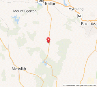 Map of Mount Wallace, VictoriaVictoria