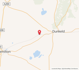 Map of Moutajup, VictoriaVictoria