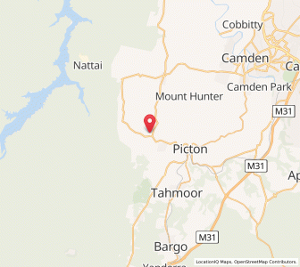 Map of Mowbray Park, New South Wales