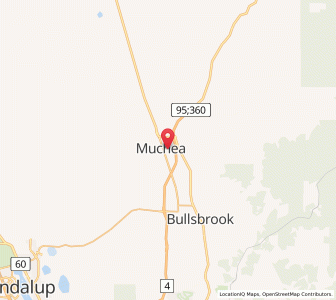 Map of Muchea, Western Australia