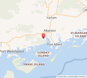 Map of Muddy Creek, VictoriaVictoria