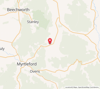 Map of Mudgeegonga, VictoriaVictoria