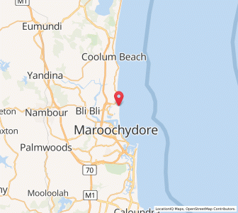 Map of Mudjimba, Queensland