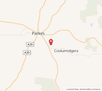 Map of Mugincoble, New South Wales