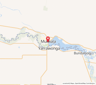 Map of Mulwala, New South Wales
