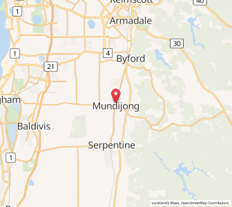 Map of Mundijong, Western Australia