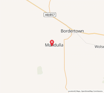 Map of Mundulla, South Australia