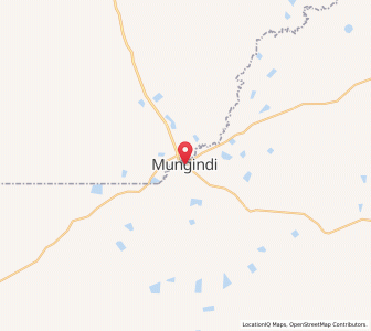 Map of Mungindi, New South Wales